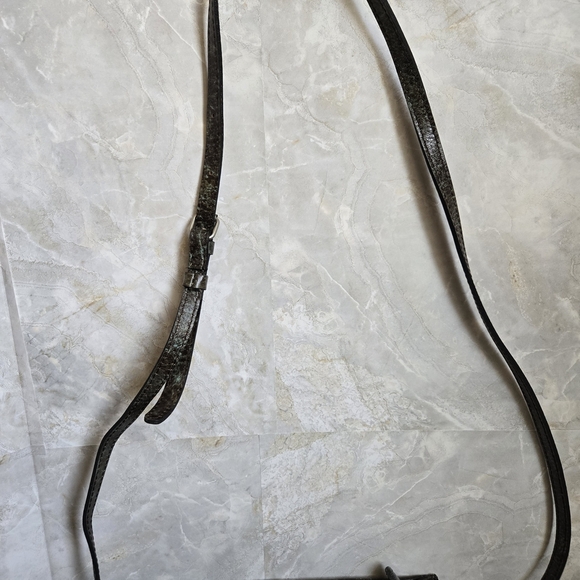 Patricia Nash Brown and Blue Floral Embossed Clutch - Picture 2 of 12